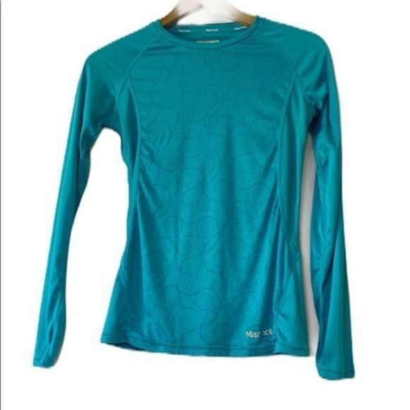 Marmot Base Layer Turquoise S - Picture 1 of 4